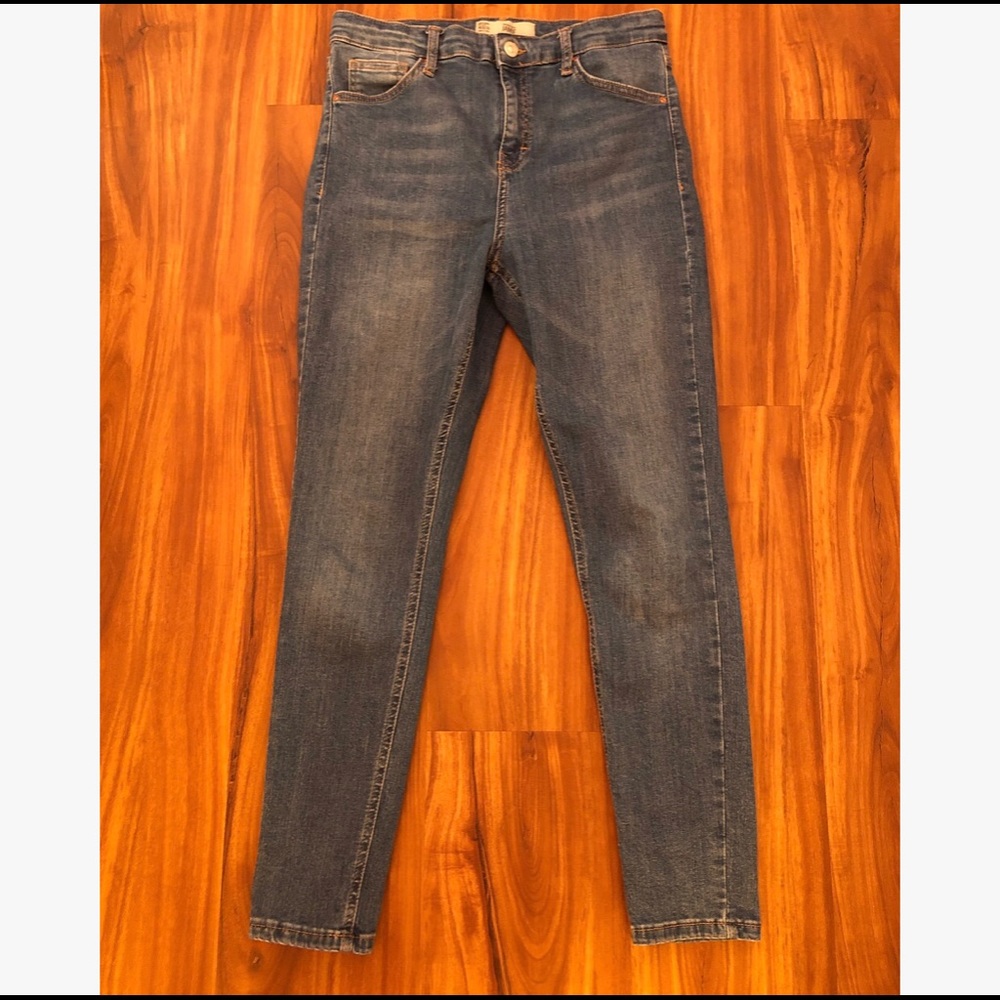 Topshop MOTO Jamie High Waist Skinny Jeans